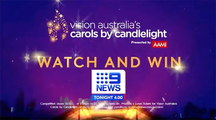 9News Melbourne - Win tickets to Carols by Candlelight!
