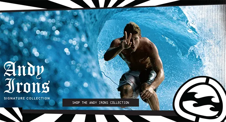 Billabong - Win an Andy Irons Surf Board!