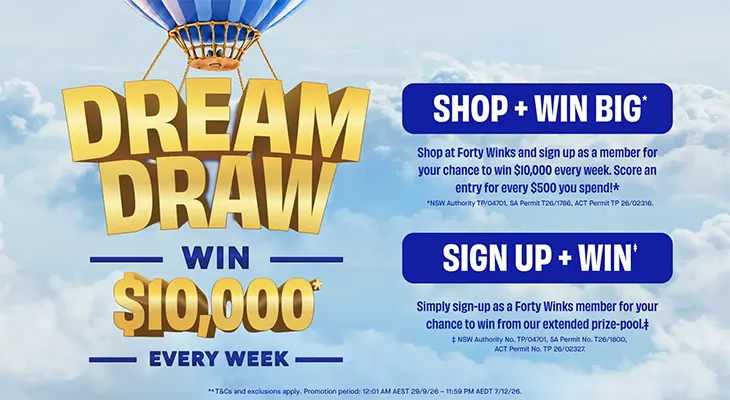 Forty Winks - Win $10,000 Cash Every Week!