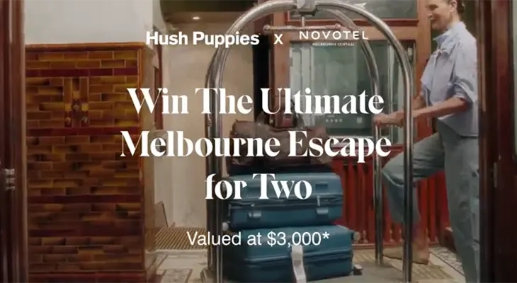 Hush Puppies - Win a $3K Melbourne escape!