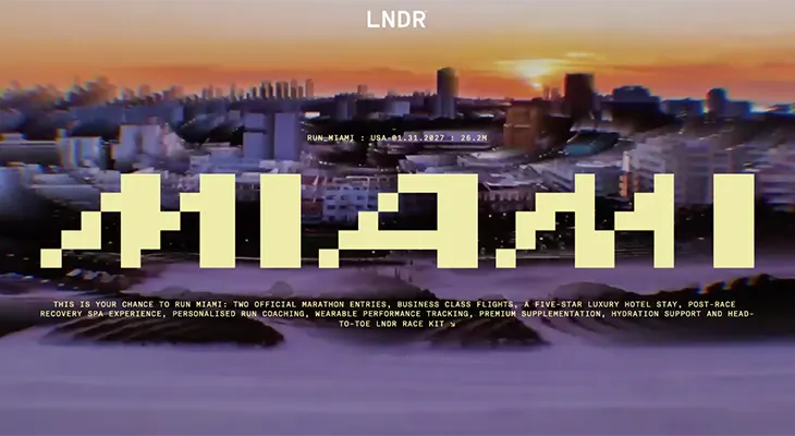 LNDR - Win a trip for 2 to Run Miami!