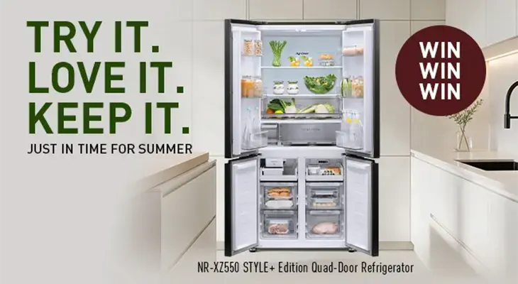 Panasonic - Win a 482L Style+ Refrigerator!