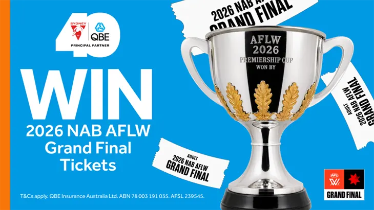 QBE x Swans - Win a AFLW Grand Final experience!