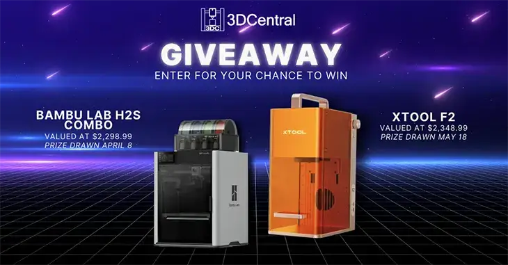 3D Central - Win a Bambu Lab H2S 3D printer!