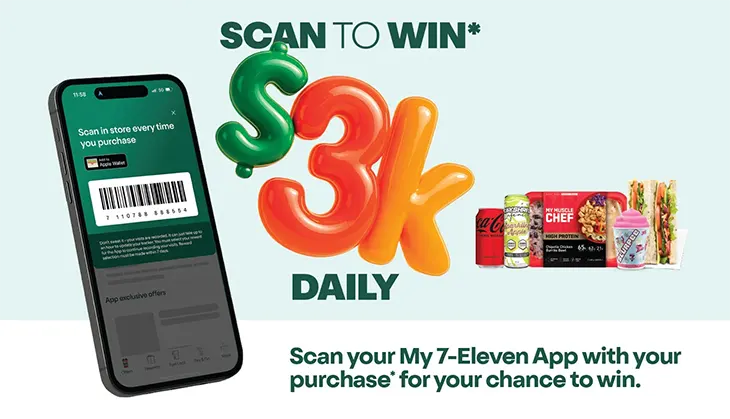 7-Eleven - Win 3K Daily!