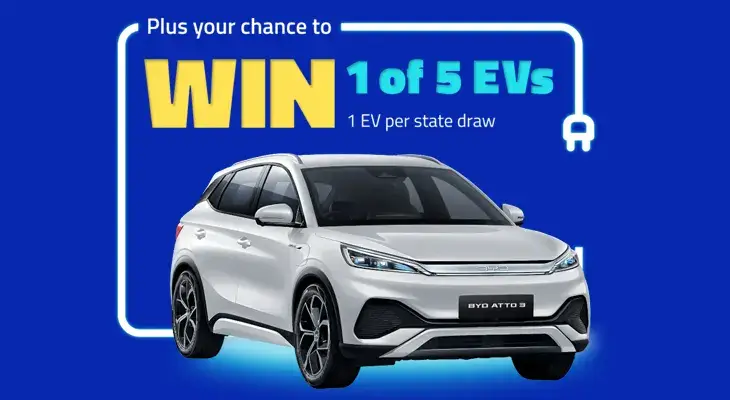 AGL - Win 1 of 5 BYD Atto 3 Electric Vehicles