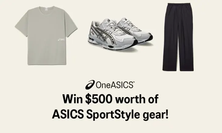 ASICS - Win 1 of 3 $500 SportStyle vouchers!