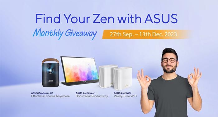 ASUS - Win a ZenWiFi, ZenScreen & ZenBeam worth up to $4,200