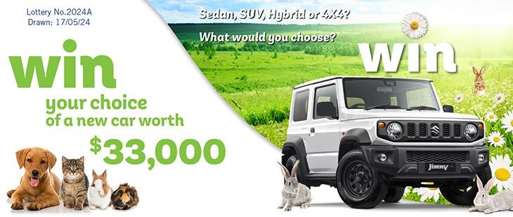 AWL Lottery - Win a brand-new car of your choice valued at $33,000
