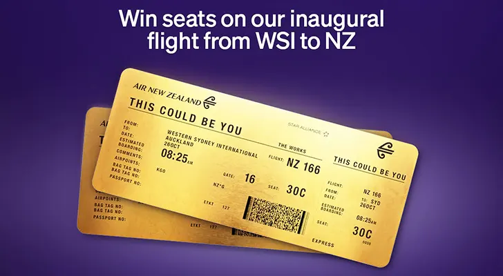 Air New Zealand - Win a trip for 2 to Auckland!