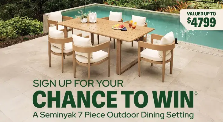 Amart Furniture - Win a Seminyak Dining Setting!