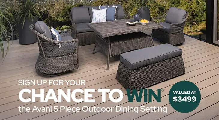 Amart Furniture - Win an Avani Outdoor Dining setting!