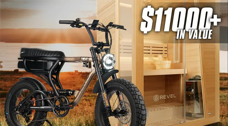 Ampd Bros - Win an ACE Pro E-Bike + Sauna!