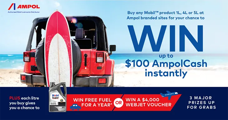 Ampol - Win free fuel for a year!