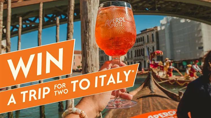 Aperol Spritz - Win a trip for 2 to Venice!