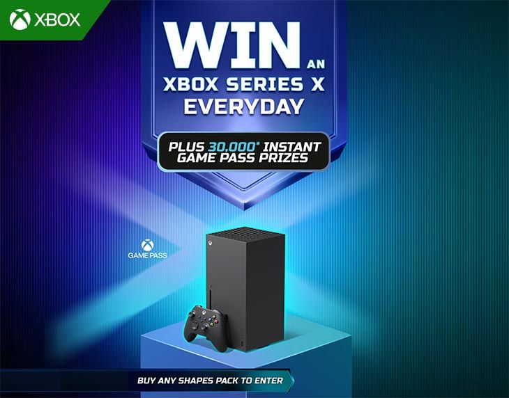 Arnott’s Shapes - Win an Xbox Series X Everyday!