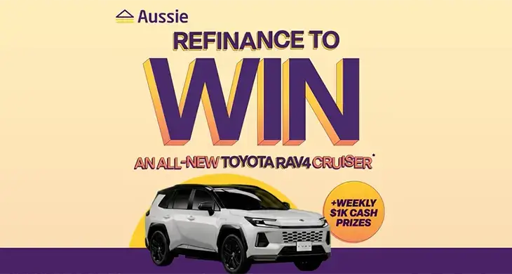 Aussie Home Loans - Win a Toyota RAV4 Cruiser AWD!