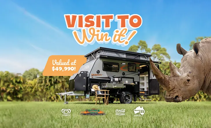 Australia Zoo - Win a Talawana Camper Trailer!