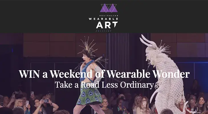 Australian Wearable Art - Win a weekend of Culture!