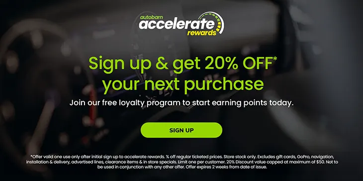 Autobarn Accelerate Rewards - Get 20% Off