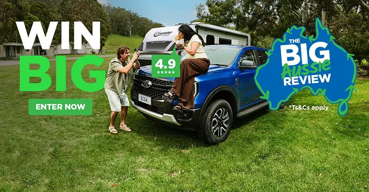 BIG4 Holiday Parks - Win a Ford Ranger + Crusader Caravan!