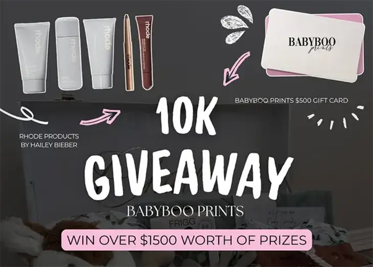BabyBoo Prints - Win $1,500 worth of Prizes!