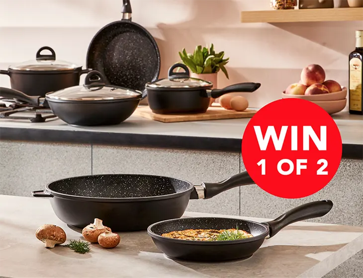 Baccarat - Win 1 of 2 Stone 6 Piece Cookware Sets!