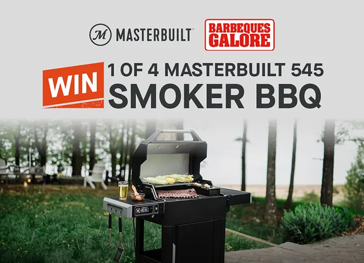 Barbeques Galore - Win 1 of 4 Masterbuilt Charcoal BBQs!