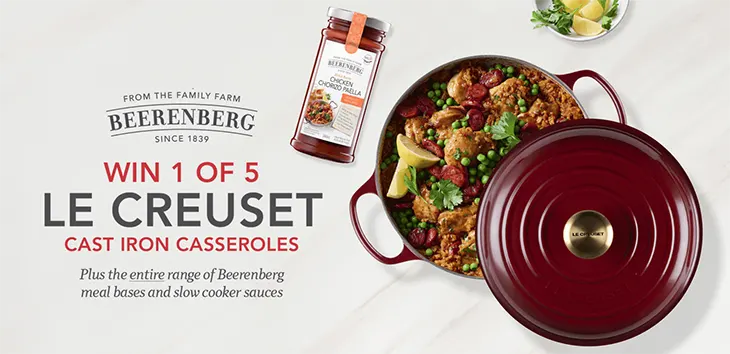 Beerenberg – Win 1 of 5 Le Creuset Casseroles! Beerenberg - Win 1 of 5 Le Creuset Casseroles!