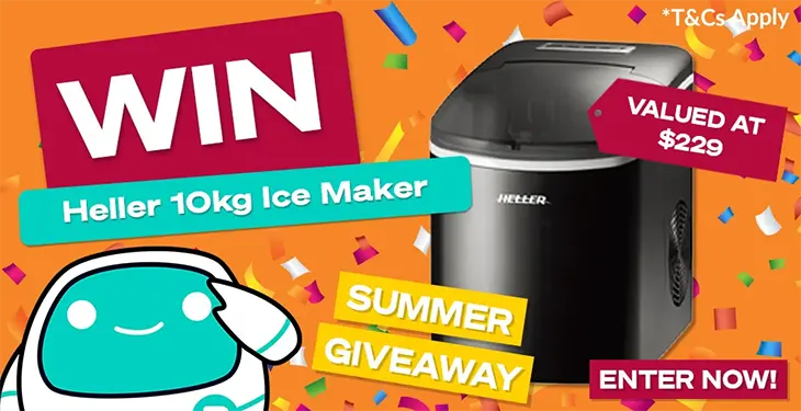 Billy Guyatts - Win a Heller 10kg Ice Maker!