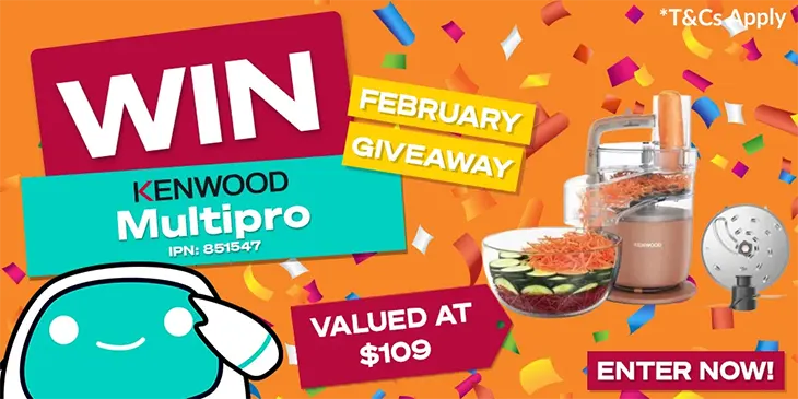 Billy Guyatts - Win a Kenwood food processor!