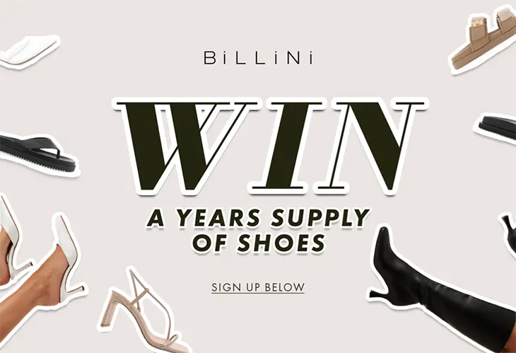 Billy J Boutique - Win a years supply of Billini shoes!