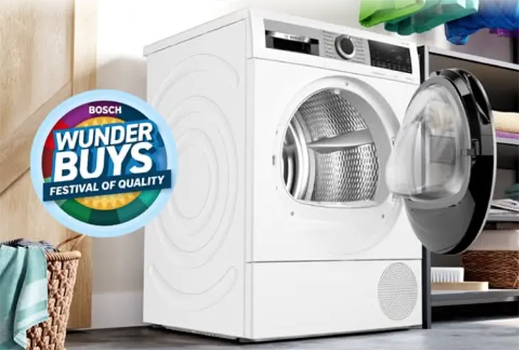 Bosch Home - Win a Series 8 Heat Pump Dryer!
