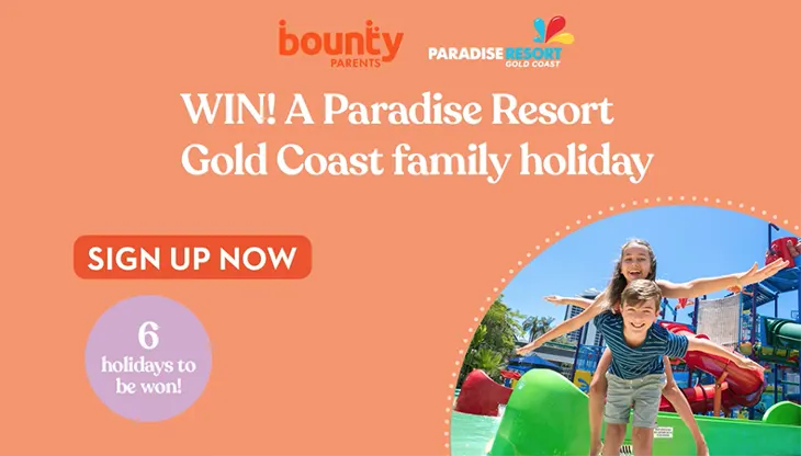 Bounty Parents - Win a family Gold Coast holiday