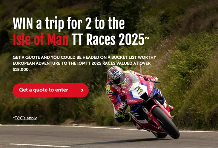 Budget Direct - Win a trip the Isle of Man Races!