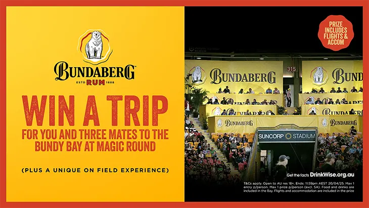 Bundaberg Rum - Win a trip to Magic Round!