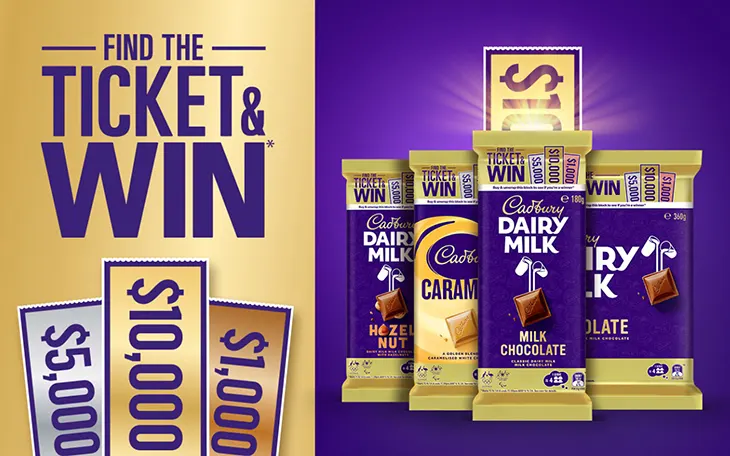 Cadbury | Find the Ticket & Win a share of $200K!