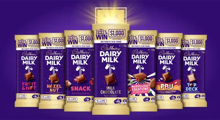 Cadbury - Win 1 of 200 $1,000 Cash prizes!