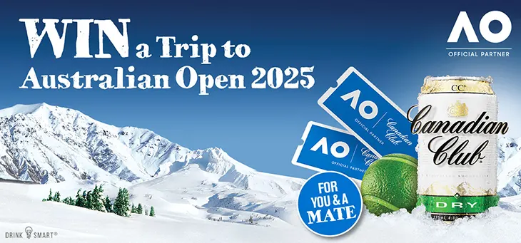 Canadian Club - Win a trip to the Australian Open!