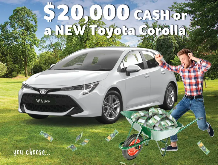 Cerebral Palsy Alliance - Win $20,000 Cash or Toyota Corolla!