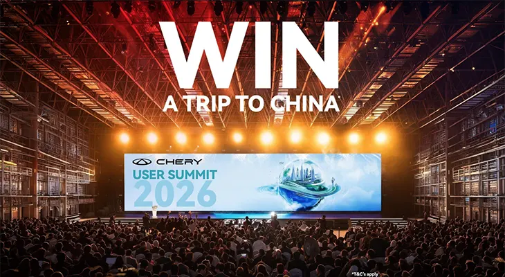 Chery Motor - Win a trip for 2 to China!