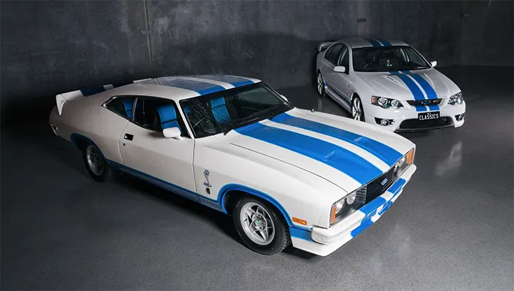 Classics For A Cause - Win a 1978 Ford XC + 2007 GT Cobras!