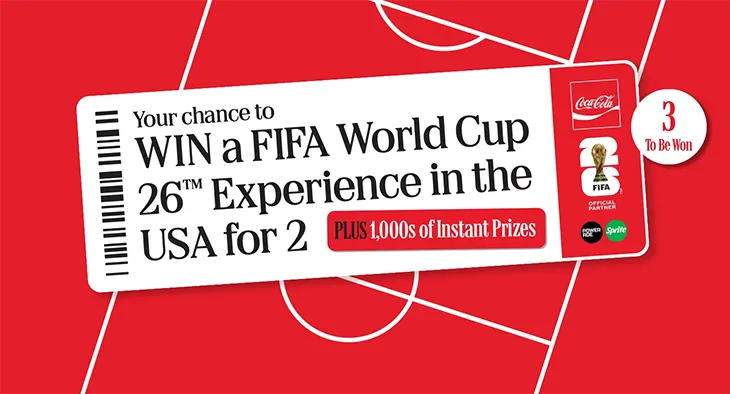 Coca-Cola - Win 1 of 3 FIFA World Cup experiences!