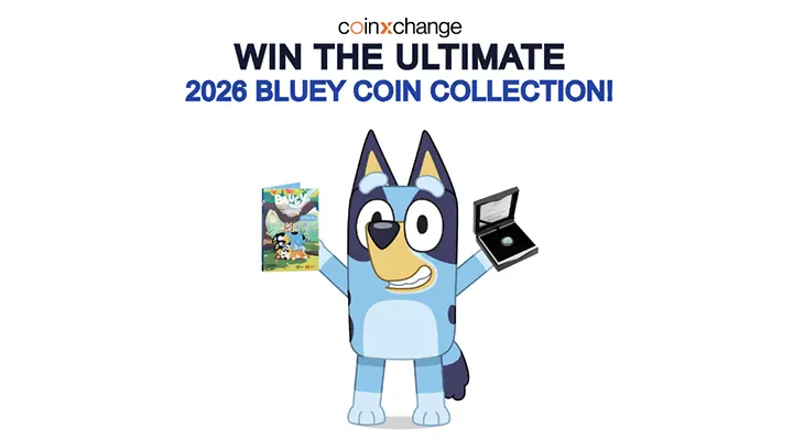 Coinxchange - Win 1 of 3 Bluey Coin Sets!