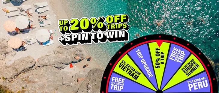 Contiki Spin to Win a trip to Europe or New Zealand!