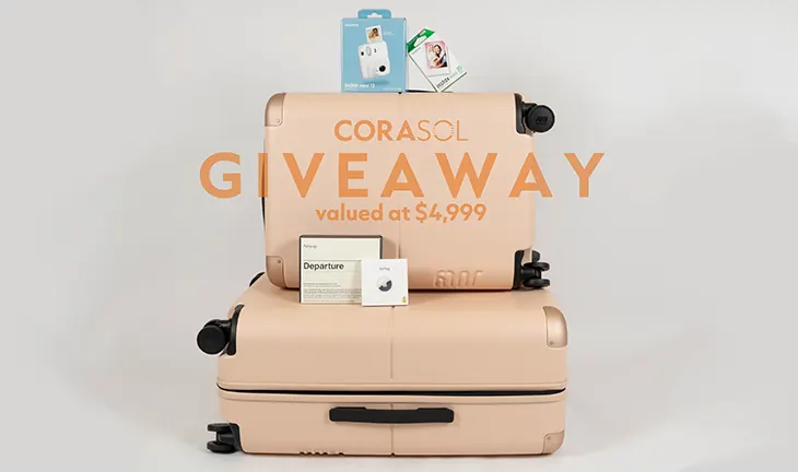 Corasol – Win a Travel Prize Pack! Corasol - Win a Travel Prize Pack!