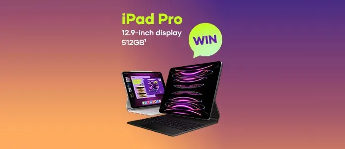 Crazy Sales - Win an Apple iPad Pro every month!