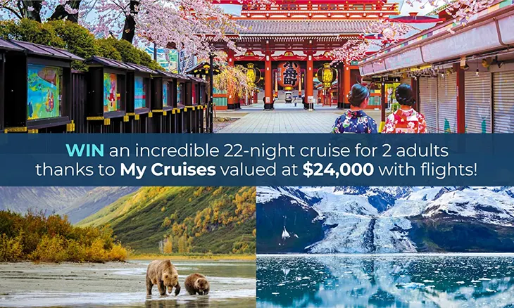 Cruise Passenger - Win a Tokyo-to-Vancouver cruise!