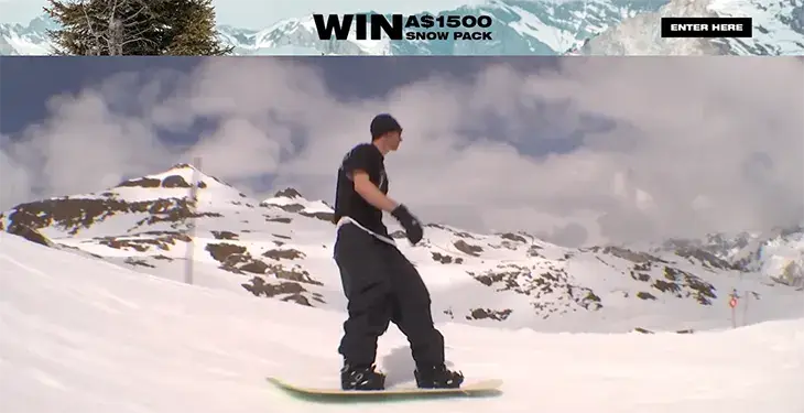 DC Shoes - Win a $1,500 DC Snow voucher!