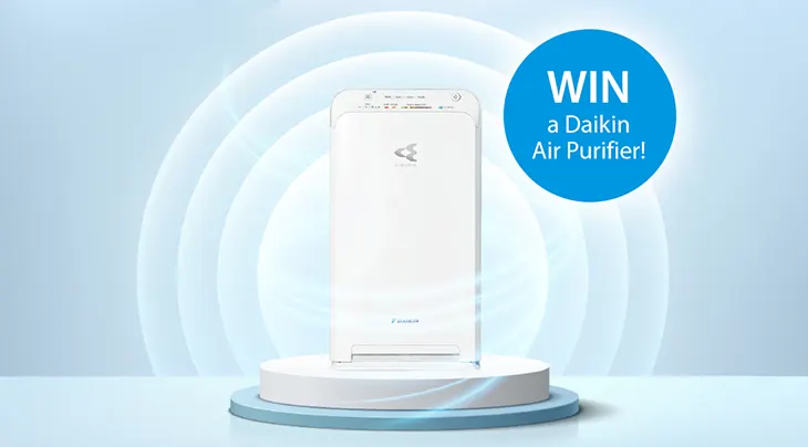 Daikin - Win 1 of 2 Daikin Air Purifiers!